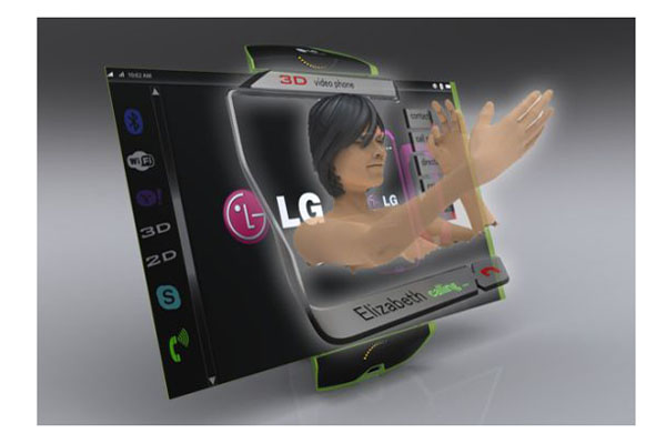 LG концепт 3D-телефона на солнечных батареях